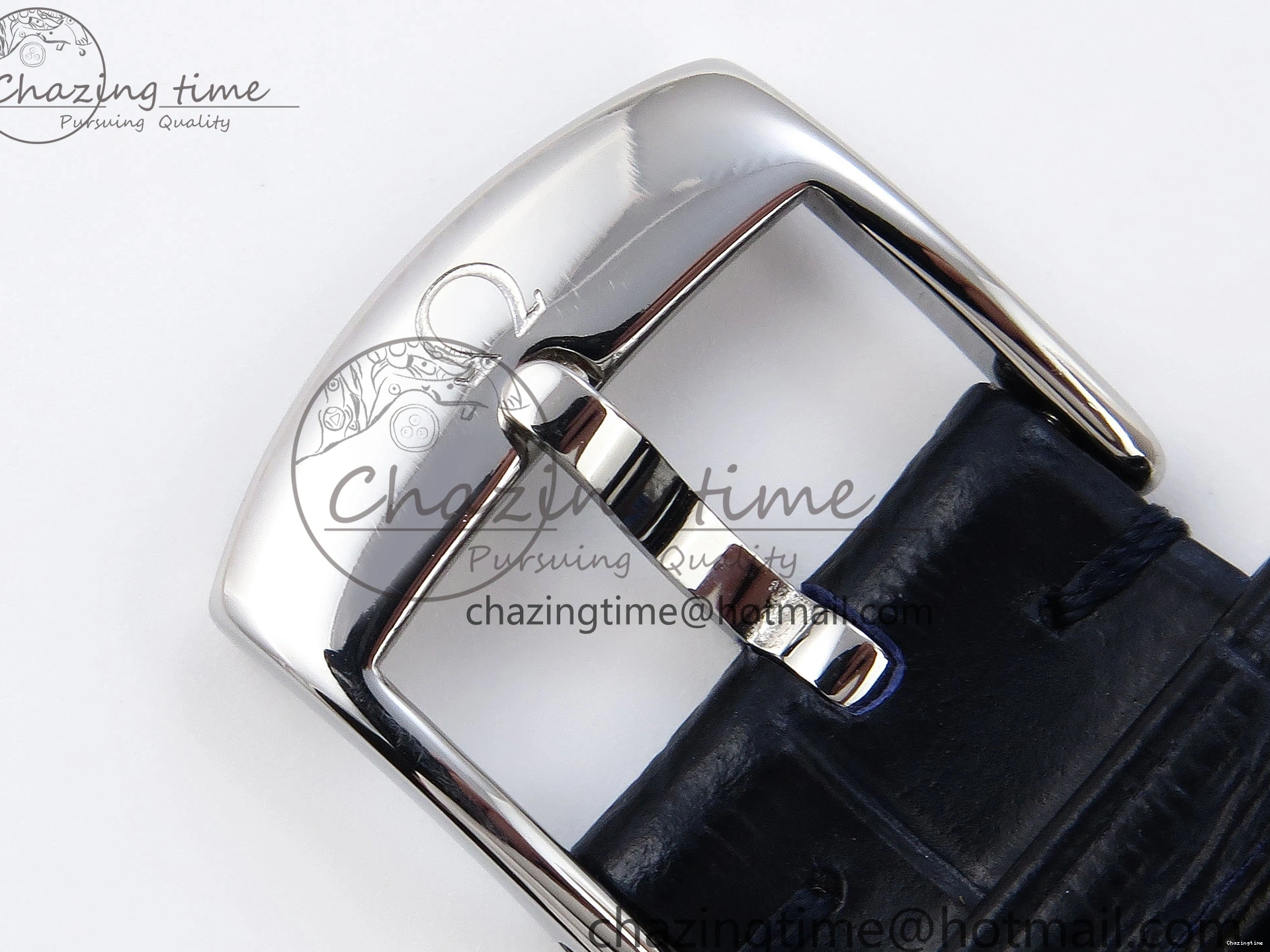 0105 De Ville Power Reserve SS MKF 1:1 Best Edition Black Dial on Black Leather Strap A Packable 7744